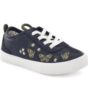 OshKosh Toddler Sneakers Size 5 Navy Lace Up Shoes NWT